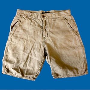 John Varvatos USA 100% Linen shorts